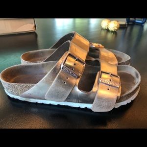 Rose Gold Copper Birkenstock Arizona size 39